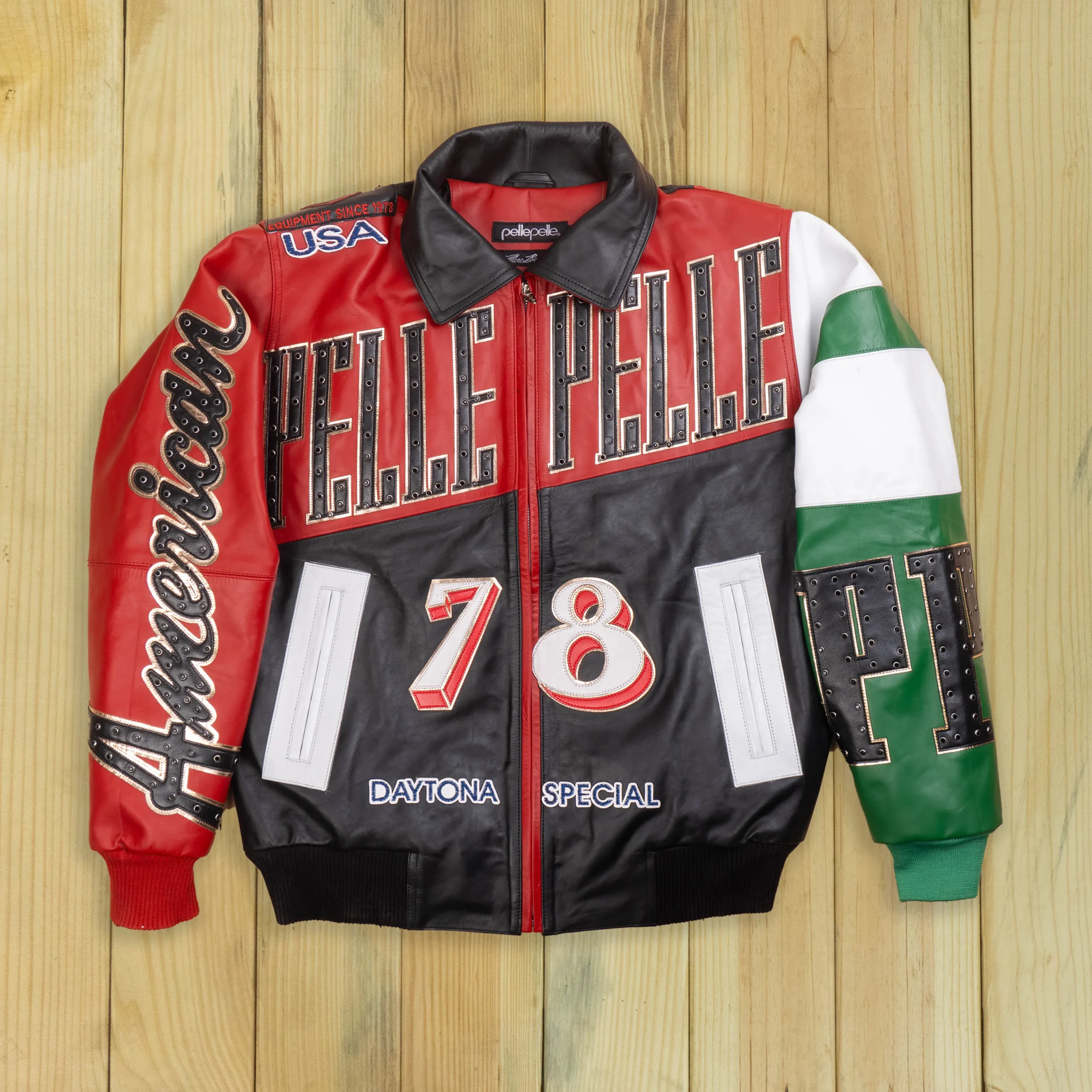 Daytona Special Jacket - Cabernet / Black / Jet Green