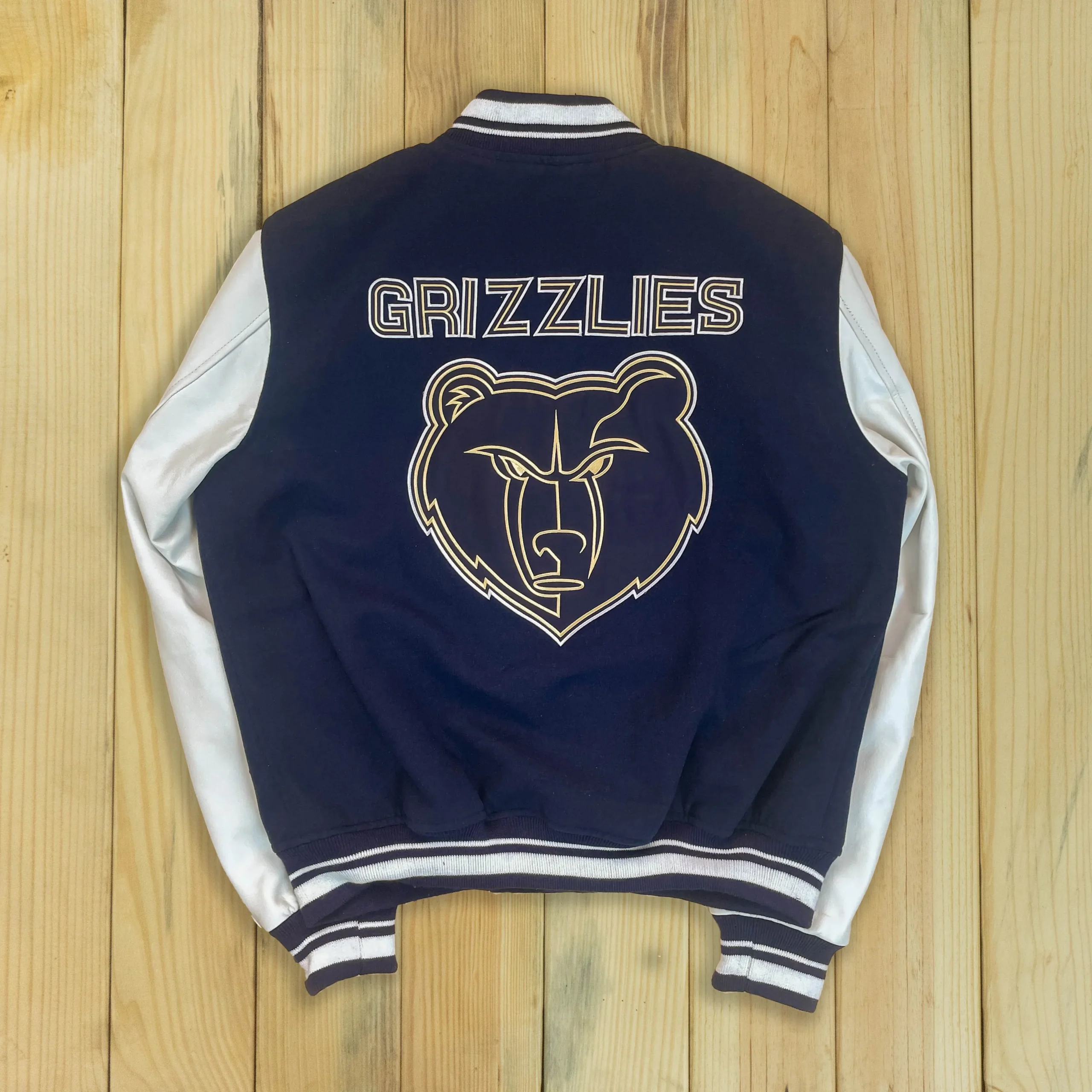 Alternative view of Memphis Grizzlies Pro Prep Wool & Leather Varsity Jacket
