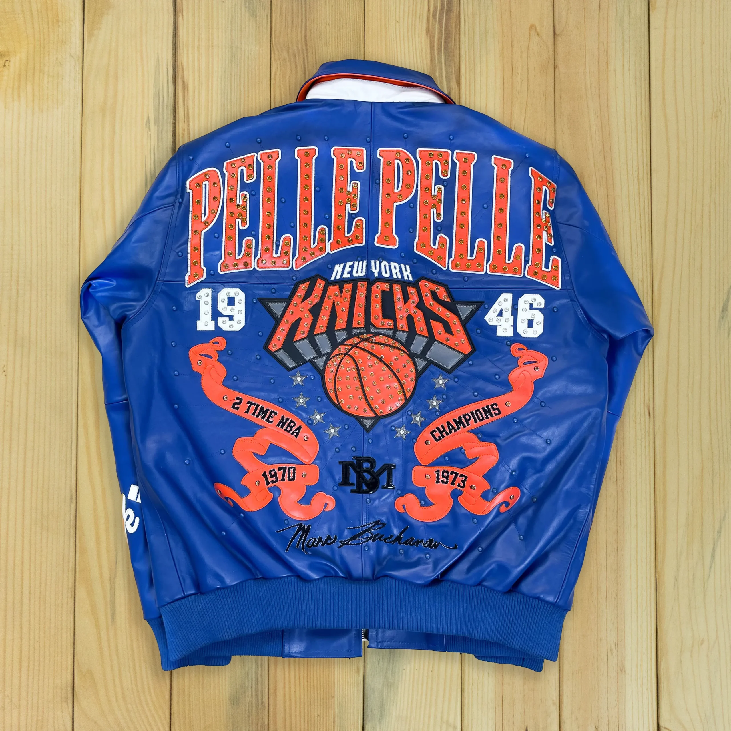 Alternative view of Pelle Pelle for city of knicks jacket