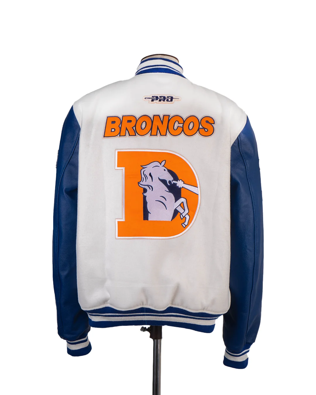 Alternative view of Women’s Denver Broncos Game Day Classics Wool & Leather Varsity Jacket